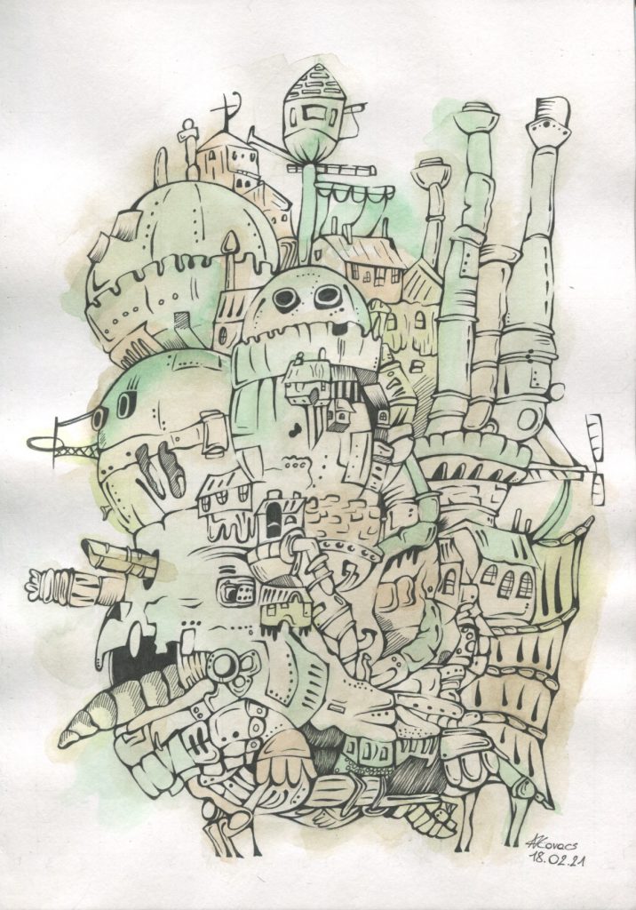aquarelle fanart ghibli anime