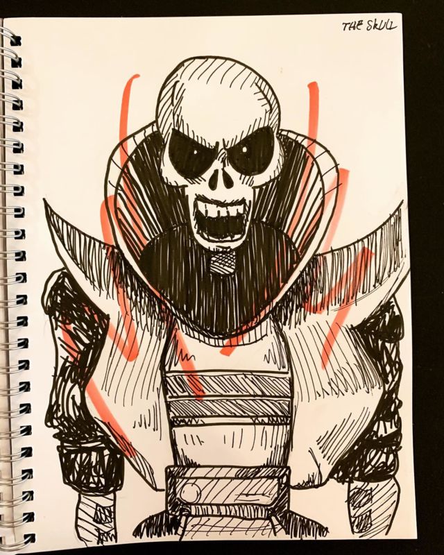 Dernier jour de #gaminktober et c'est #halloween ! Notre dernier personnage secondaire sera le pilote rapide "The Skull" dans F-zero GX.
Temps réel du dessin : 20 minutes
#inktober2022 #inktober #gaminktober2022 #fzero #fzerogx #fzerofanart #theskull #fzero #nintendofanart